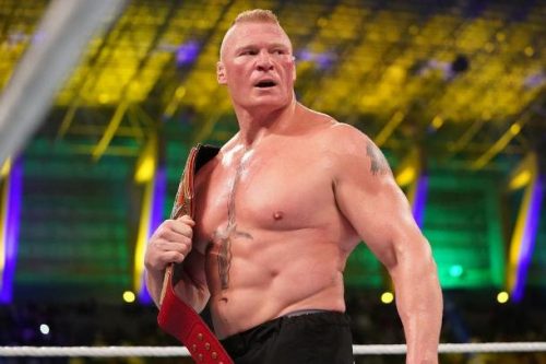 brock lesnar goldberg