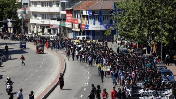 Krisis Ekonomi, Ribuan Mahasiswa Sri Lanka Tuntut Perdana Menteri Mundur