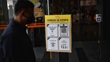 Pengguna Aplikasi Pelacakan Kontak COVID-19 di Malaysia Turun Tajam