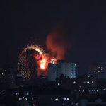 Pesawat tempur Israel bm Jalur Gaza