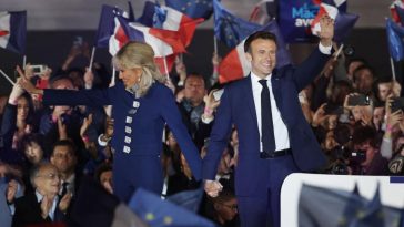 Presiden Prancis Emmanuel Macron Menangkan Masa Jabatan Kedua