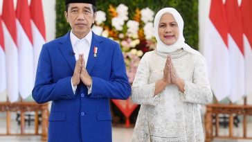 Presiden Jokowi dan Ibu Negara Sampaikan Ucapan Selamat Idulfitri 1443 H