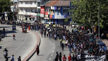 Demonstrasi Berhari-hari, Sri Lanka Masuk Dalam Keadaan Darurat