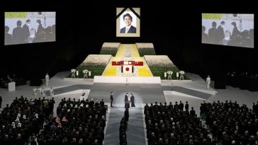 Jepang Gelar Upacara Pemakaman Kenegaraan untuk Shinzo Abe