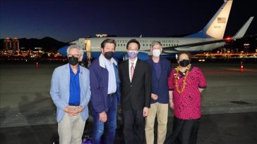 Delegasi Parlemen AS Tiba di Taiwan di Tengah Meningkatnya Ketegangan China
