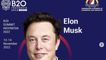 Elon Musk Bakal Jadi Pembicara di KTT G20 Bali November Ini