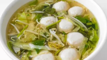 Resep Sup Bakso Ikan Tenggiri Kenyal dan Kuahnya Gurih