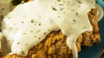 Resep Crispy Chicken Steak with Mushroom Sauce, Rasakan Tekstur Krispinya!