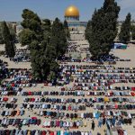 120.000 Muslim Palestina Melakukan Shalat Idul Fitri di Masjid Al Aqsa