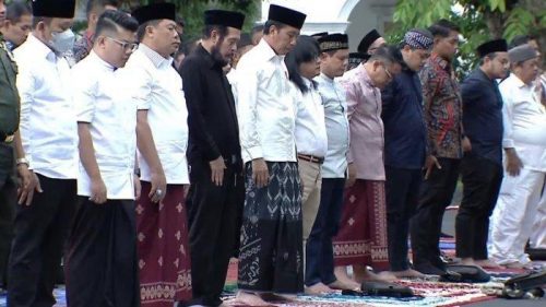 Presiden Jokowi Salat Idul Adha di Yogyakarta, Wapres Ma'ruf Amin di Masjid Istiqlal Jakarta