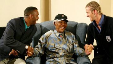 David Beckham Masih Menyesali Gaya Rambut Cornrows-nya Saat Bertemu Nelson Mandela