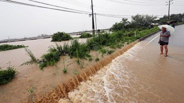 Korea Selatan Dilanda Banjir Bandang, 15 Kendaraan Terjebak di Terowongan