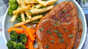 Resep Steak Tempe Saus Lada Hitam, Mudah dan Enak!