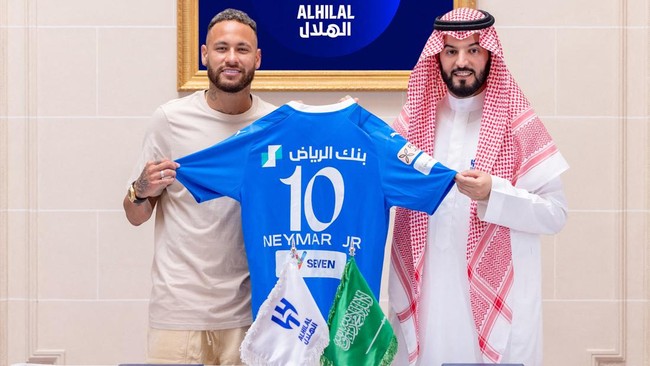 Resmi Bergabung di Al Hilal, Ini Gaji dan Fasilitas 'Sultan' Neymar
