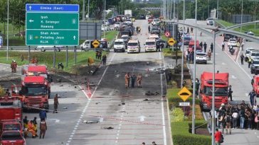 Pesawat Jatuh di Jalan Tol Malaysia, Ini 5 Hal yang Sejauh Ini Bisa Diketahui