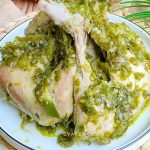 Resep Ayam Pop Sambal Cabai Hijau, Pedasnya Nampol