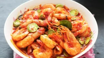 Resep Sambal Goreng Udang Bertabur Petai, Rasanya Gurih dan Pedas