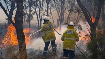 Kebakaran Hutan Australia Tewaskan Dua Orang dan Hanguskan Lusinan Rumah