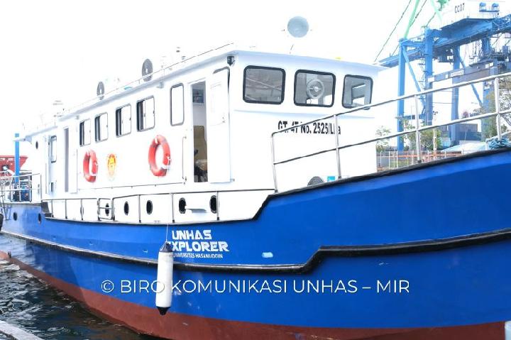 Unhas Luncurkan Kapal Unhas Explorer, Diharapkan Jadi Pusat Pendidikan Maritim Modern