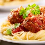 Resep Marinara Meatball Spaghetti, Asam Gurih yang Segar!
