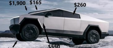 Jika Rusak, Berapa Harga Komponen Mobil Tesla Cybertruck?