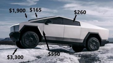 Jika Rusak, Berapa Harga Komponen Mobil Tesla Cybertruck?