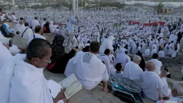 Jemaah Haji Indonesia Ditempatkan di 1.169 Tenda selama Wukuf di Arafah