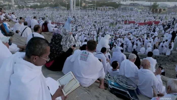Jemaah Haji Indonesia Ditempatkan di 1.169 Tenda selama Wukuf di Arafah