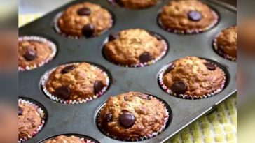 Resep Muffin Oat Pisang dan Coklat Chips, Cocok jadi Camilan Anak