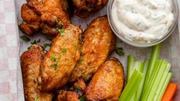 Kreasi Resep Chicken Wings dan Onion Rings Sehat Pakai Air Fryer