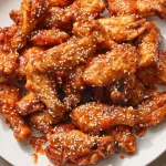 Resep Crispy Honey Sriracha Chicken Wings, Super Lezat!