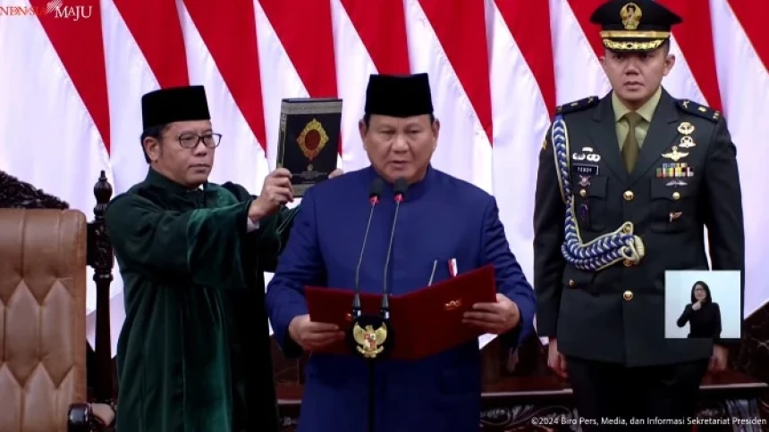 Resmi Dilantik jadi Presiden, Inilah Daftar Janji Prabowo Subianto Sejak Kampanye