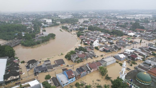 Penyebab Banjir Bekasi dan Hujan Deras Jabodetabek Menurut BRIN, BMKG