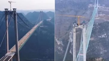 China Segera Buka Jembatan Tertinggi di Dunia, Tingginya Hampir 2 Kali Menara Eiffel