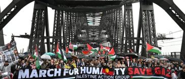 Puluhan Ribu Massa di Sydney Serukan Perdamaian untuk Gaza