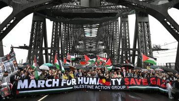 Puluhan Ribu Massa di Sydney Serukan Perdamaian untuk Gaza