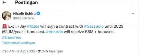 Jay Idzes Gabung ke Sassuolo: Digaji Rp20 Miliar per Tahun, Dikontrak hingga 30 Juni 2029
