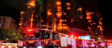 Damkar Ungkap Kejanggalan Kebakaran 7 Gedung Apartemen Hong Kong