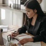 Ilustrasi strategi menghadapi evaluasi kinerja buruk di kantor modern